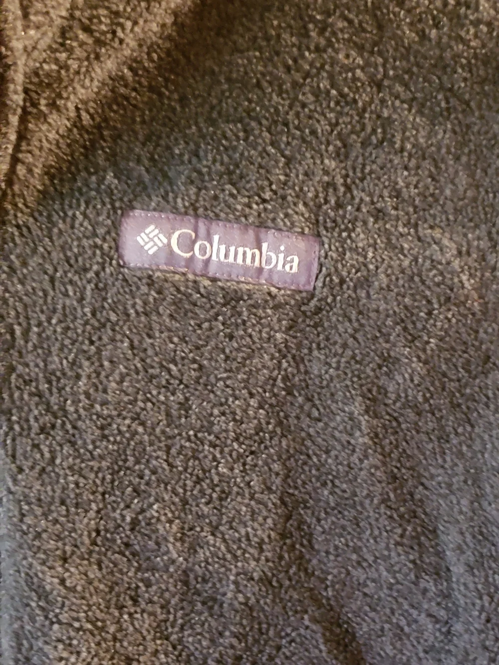 Childs Columbia Black Sherpa Fleece Vest Size Large Child